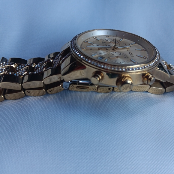 Michael Kors Ritz Gold Bracelet 41mm Watch - Picture 2 of 8